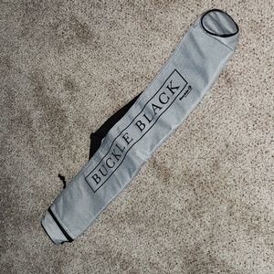 Buckle black cooler bag fits 6 cans